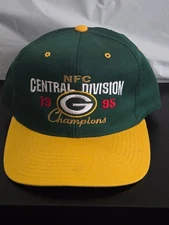 Vintage Headmaster Green Bay Packers 1995 NFC Champs Men's Snapback OSFM