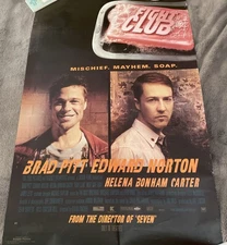 Fight Club (1999,  Original Movie Poster Scorpio Posters Great Shape.