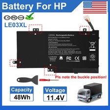 For HP Envy x360 m6-w103dx 15.6" Battery 11.4V 48Wh 4050mAh 796356-005 LE03XL US