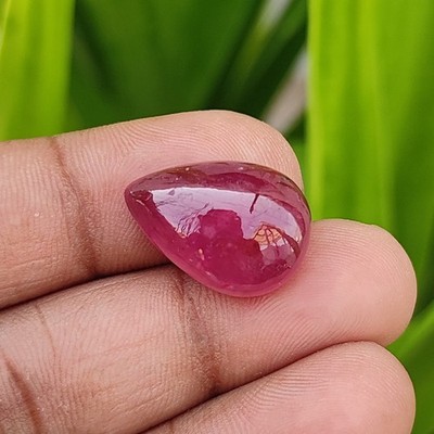 Natural 23.30 Ct Certified Mozambique Red Ruby Loose Gemstone Pear Shape