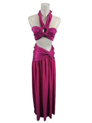 FASHIONNOVA Strick Twin Set Damen Twin Set Gr. DE 34 pink Elegant