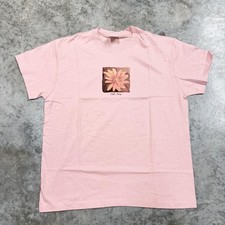 Vintage Old Navy Shirt Womens XL Pink Floral Daisy Graphic Made USA T-Shirt Tee