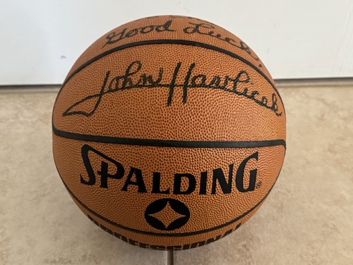 John Havlicek Signed Autograph Basketball TO CHET Boston Celtics Champ Spalding - Picture 2 of 7