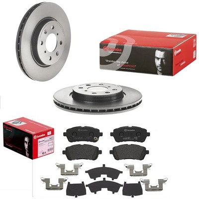 brembo BREMSSCHEIBEN 256mm + BELÄGE VORNE passend für SWIFT 5 V FZ NZ