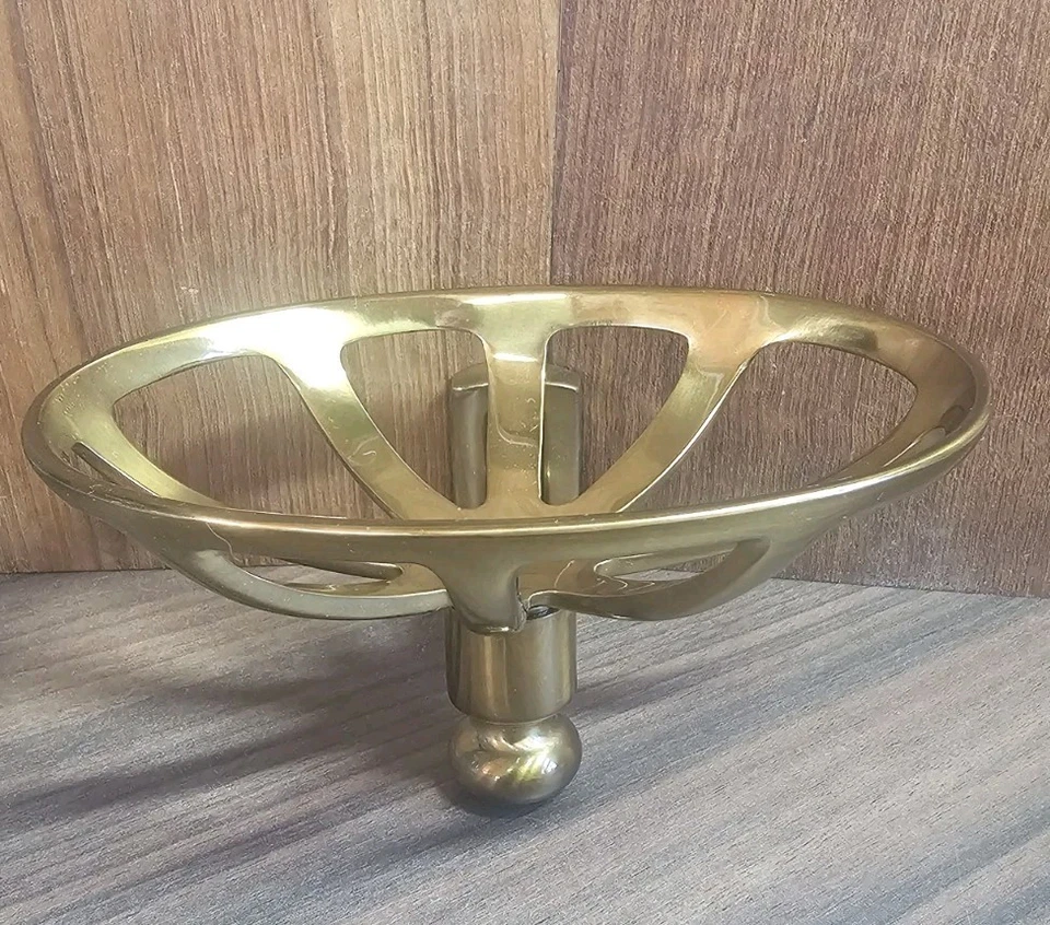 Винтажный настенный держатель для мыла/губки с латунным покрытием ретро ванная комната антикварный стиль - Изображение 2 из 4