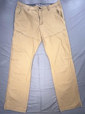 Wrangler All Terrain Gear Pants Mens 34x31 Beige Outdoor Hiking Workwear Utility