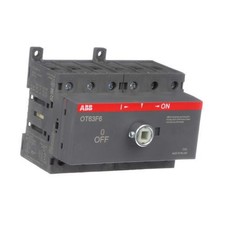 1pc ABB OT63F6 Non-Fusible Disconnect Switch, 6 Pole, 60A, Din Rail/Panel M