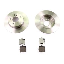 BREMSSCHEIBEN BELÄGE HINTEN SATZ FÜR MERCEDES C-KLASSE W203 CLK SLK R171 VAICO