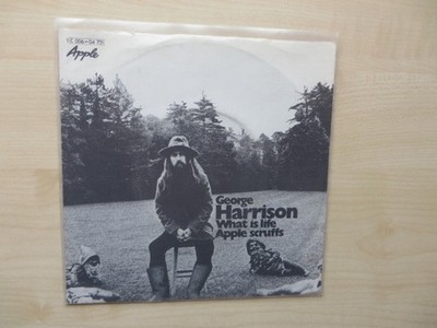 7'' SINGLE GEORGE HARRISON - WHAT IS LIFE - APPLE