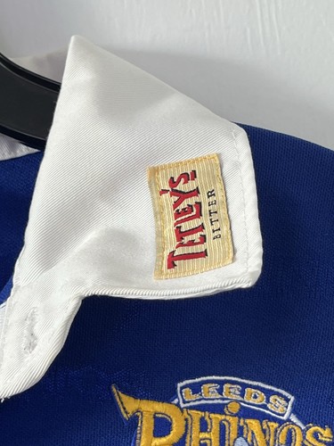 Size S - Early 2000s Leeds Rhinos ASICS Rugby Jersey Official Merchandise - Picture 4 of 20