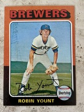 🔥 1975 Topps Baseball Mini #223 Robin Yount (RC) NRMT