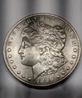 1896 Morgan Silver Dollar, Bright Finish, Crisp Details