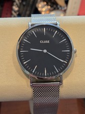 Orologio Cluse La Bohme donna quarzo argento cinturino maglia usato in ottime condizioni batteria nuova C72
