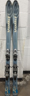 Volkl Carver V3  (149 Cm) Skis With Marker  Bindings Made In Germany