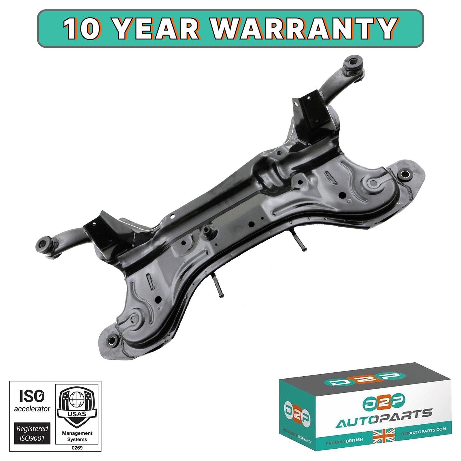 FOR Hyundai Getz TB Front Subframe Axle Crossmember 62401-1C900 Petrol Hatch - Image 5