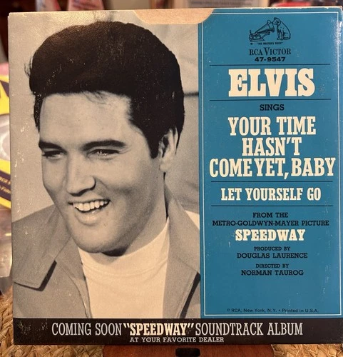ELVIS PRESLEY Let Yourself Go/Your Time Hasn't Come Yet Baby 47-9547 Stock+Promo