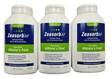 3 Pack Zeasorb AF Antifungal Powder Athlete's Foot, 2.5 Oz (71 g) Each Fast Ship