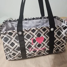 Thirty-One Utility Tote Bag Large I Love Thirty-One Embroidered Storage