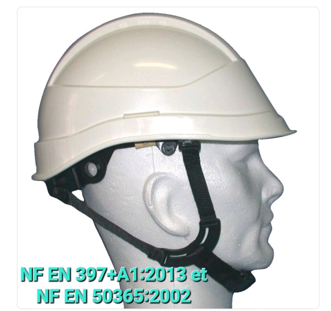 Casque de chantier KARA Auboueix pour travaux en hauteur et gros œuvre BTP