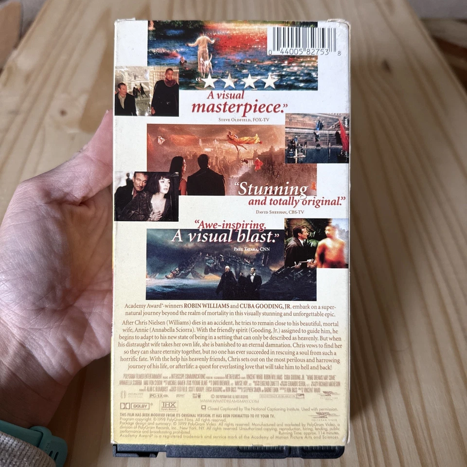 What Dreams May Come (VHS, 1999, Digitally Mastered Closed Captioned) - Image 3 of 4