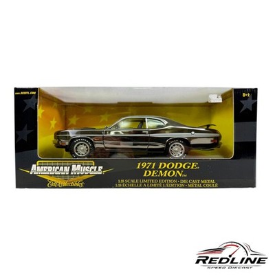 🇺🇸🇺🇸🇺🇸Ertl American Muscle 1971 Dodge Demon Chrome 1:18 C3