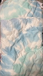 Pottery Barn Teen Ombré Blue Full  Comforter with Two Sham Covers