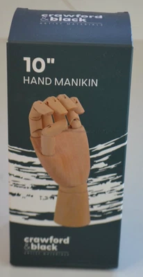 Maniquí de mano Crawford & Black de 10" - Imagen 1 de 4