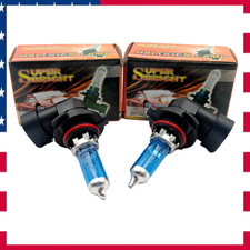 9005 Halogen Headlight Super Bright Bulbs Kit White 6000k High Beam New 2pcs