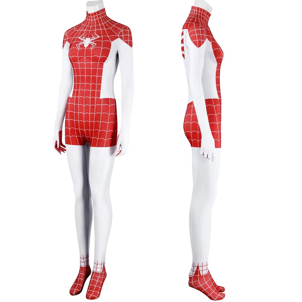 蜘蛛侠玛丽珍套装沃森地球-18119深红魔鬼角色扮演服装 — 第 3/4 张图片