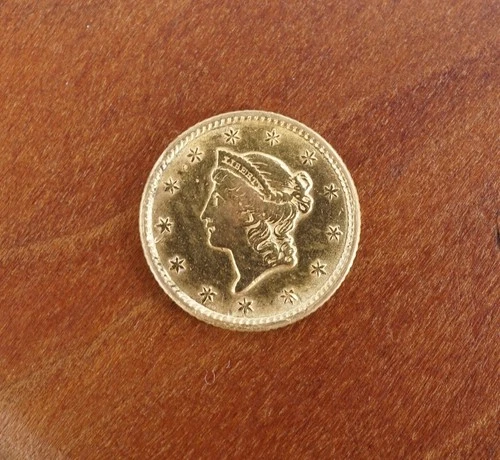 1851 Liberty Head Gold $1 One Dollar Coin CN1006