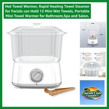 Portable Hot Towel Steamer with Safety Features - Quick 10-15 Minute Heat