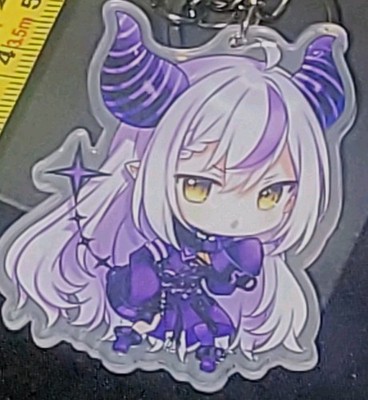 Hololive Vtuber Lat Darkness Chibi Style  Acrylic Keychain/Backpack Charm