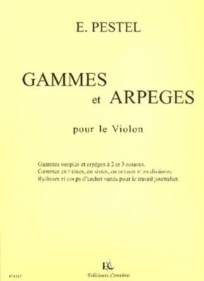 Gammes et arpèges pour violon | E. Pestel | Buch | Combre Edition
