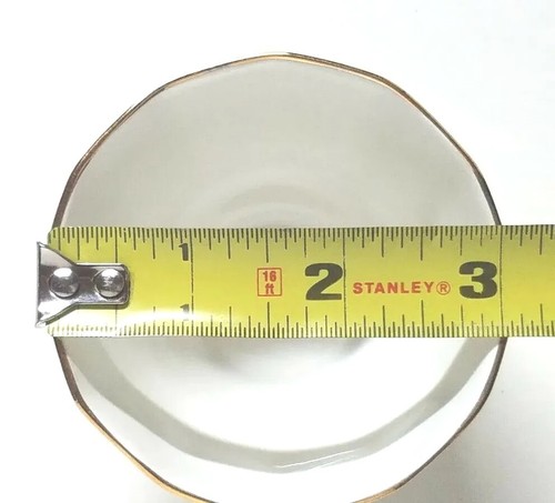 Royal London Bone China England set crema e zuccheriera aperta fiori di magnolia - Foto 7 di 7