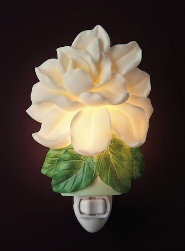 Gardenia Flower Night Light 6" - Picture 1 of 1