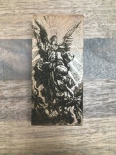 Archangel Michael Engraved USB 2.0 Flash Drive 16gb Walnut Wood Memory Stick