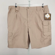 NEW Propper Cargo Shorts Mens 44 Beige Pockets Pleated
