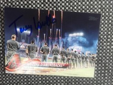 2018 Topps Arizona Diamondbacks Torey Lovullo Autographed Team Card #659