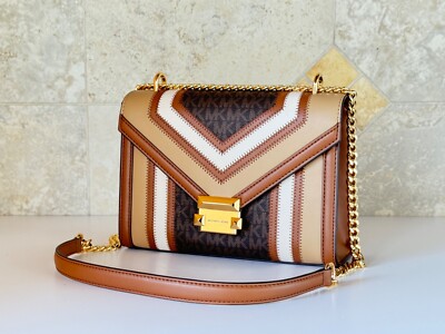 MICHAEL KORS WHITNEY MEDIUM FLAP SHOULDER CHAIN CROSSBODY MICHAEL KORS WHITNEY MEDIUM FLAP SHOULDER CHAIN CROSSBODY