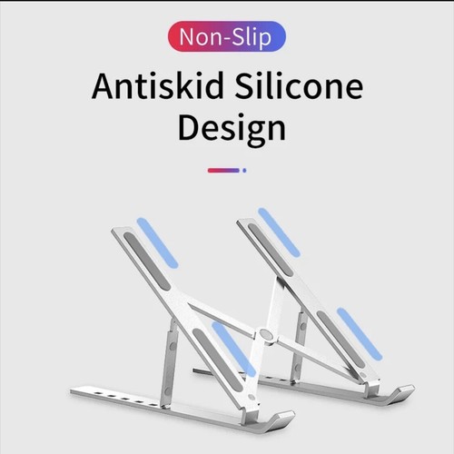 LAPTOP STAND ADJUSTABLE PORTABLE ALUMINIUM MATERIAL - 第 2/6 張圖片