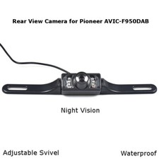 Rear View Camera Backup License Plate Night for Pioneer AVIC-F950DAB AVICF950DAB