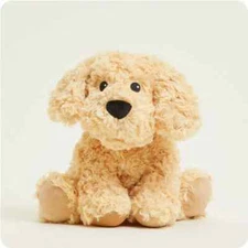 Warmies Golden Dog Heatable and Coolable Weighted Stuffed Animal Plush