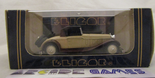 Voiture Miniature Delage D8S Cabriolet 1932 - Échelle 1/43, Eligor, Comme Neuf