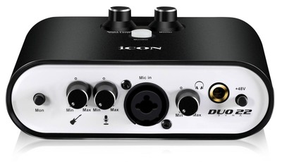 iCon Duo22 Dyna 2x2 Audio Interface XLR 48V Klinke Smartphone USB-C mobil PC Mac