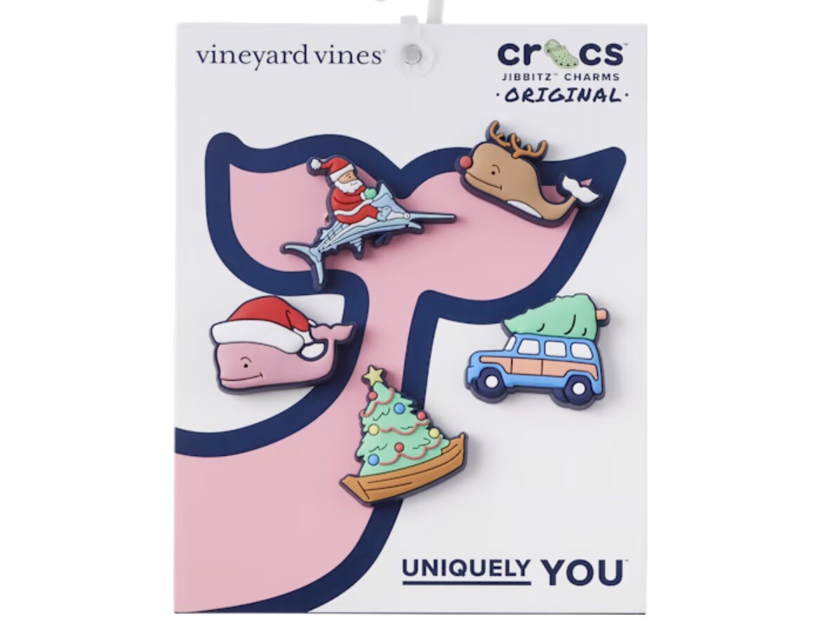Crocs Vineyard Vines 5 Pack Holiday Jibbitz Charms NWT eBay