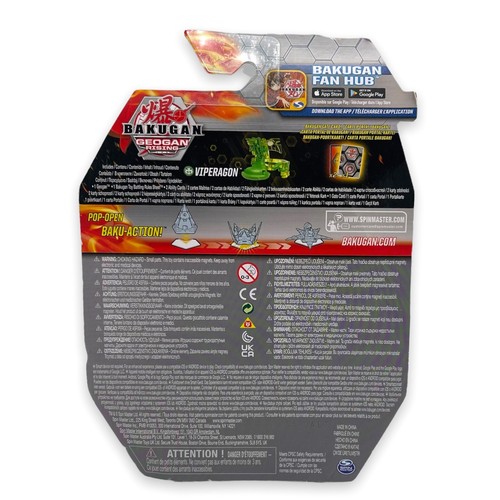 Brand New Sealed Bakugan Geogan Rising Geogan Viperagon New For 2021 - Picture 3 of 4