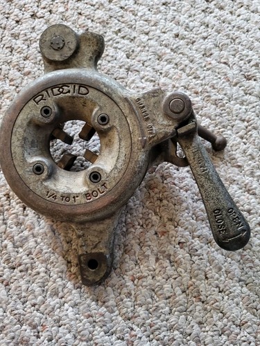 Ridgid 500B Bolt Threading Die Head Quick Opening 1/4" TO 1 " With 7/8- 9 NC - Picture 2 of 9