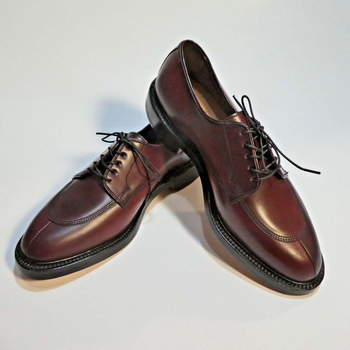 Allen Edmonds Polo Shell Cordovan Spectator Wingtip Oxford Shoes Burgundy 7 Allen Edmonds Mens Cambridge Shell Cordovan Shoes 9 C  main image 2