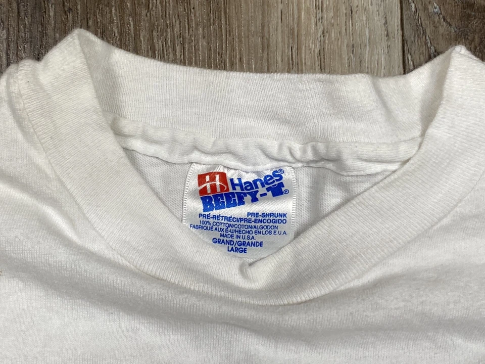 Camiseta De Colección Años 90 POW MIA Talla Grande Vietnam Veterano Anti Fonda Jane Hecha en EE. UU. Foto 2 de 4