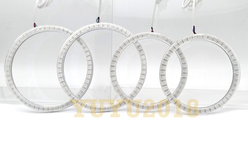 RGB halo ring for VW Jetta City Bora Clasico A4 08-10 headlight angel eye DRL - Picture 8 of 17